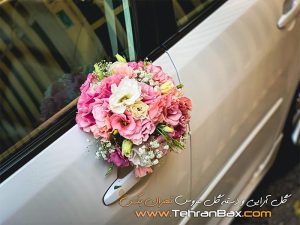 گل فروشی ماشین عروس در محل