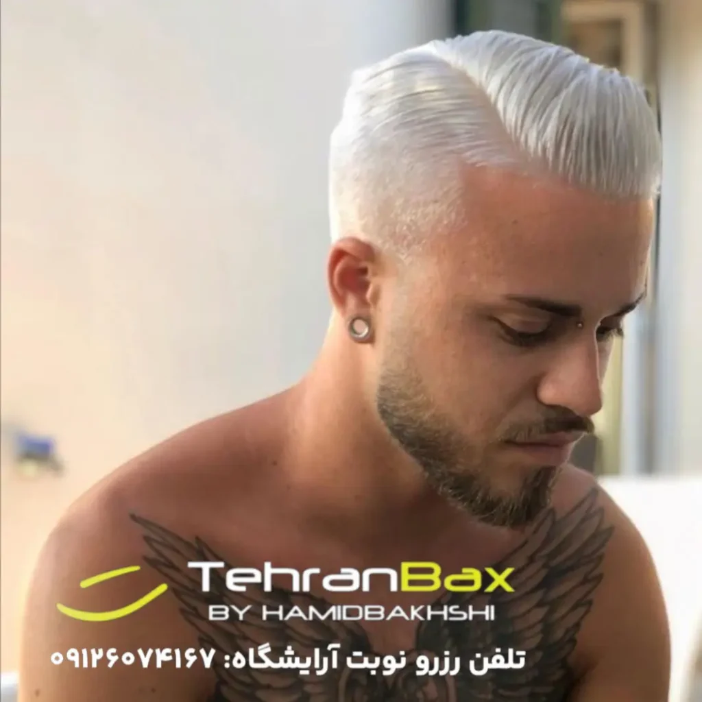رنگ موی یخی برای آقایان